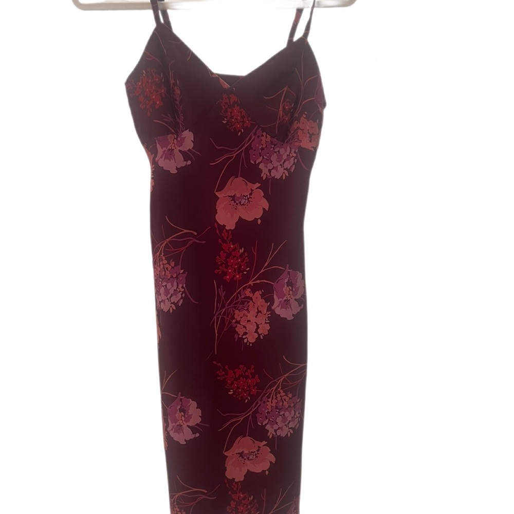 Express Red Slip Dress Spaghetti Strap Cocktail
